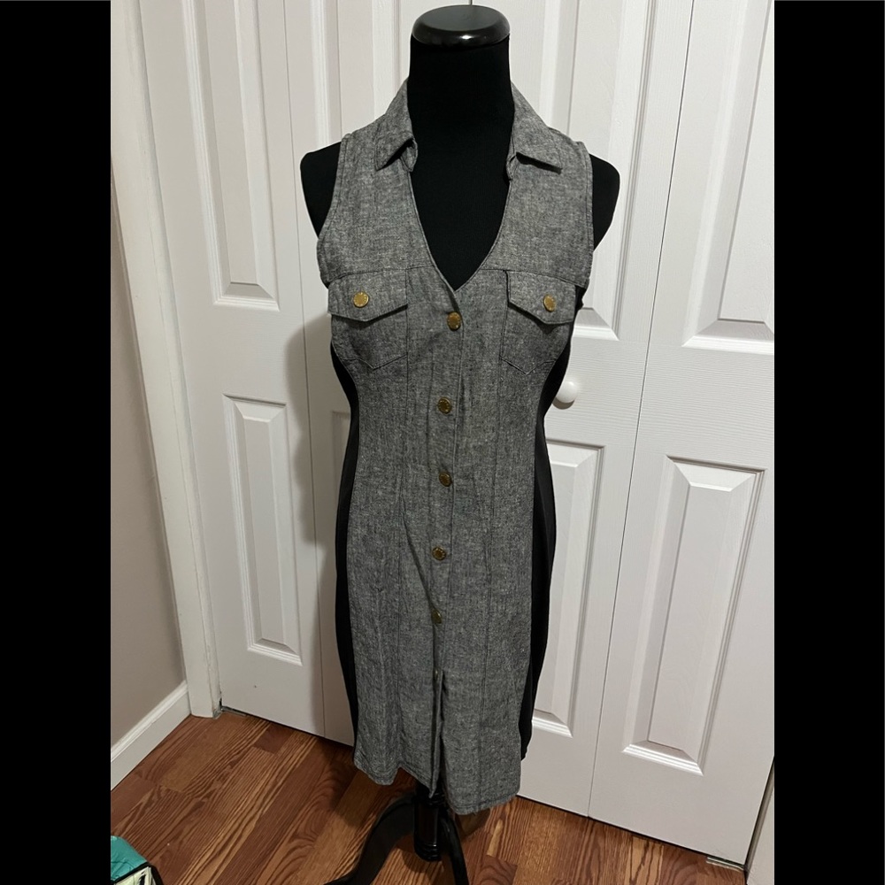Guess Button Up Dress